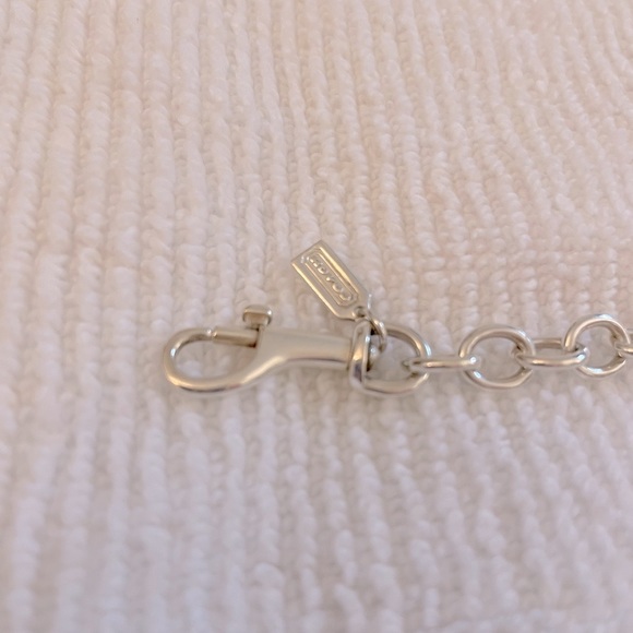 Coach Double Heart Bracelet & Interlocking Heart Ring Sterling Silver Set! - Picture 4 of 12